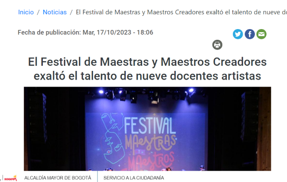Festival de maestras y maestros 