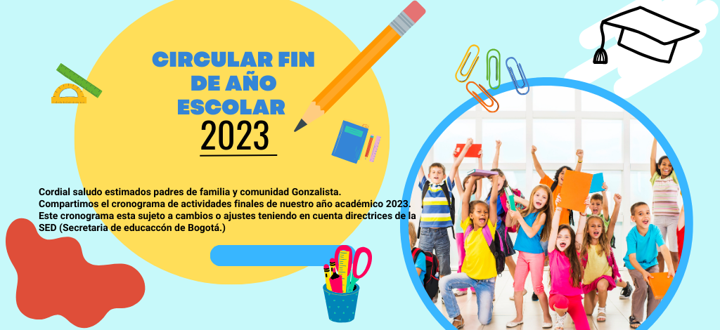 CRONOGRAMA ACTIVIDADES FINALES AÑO ACADÉMICO 2023