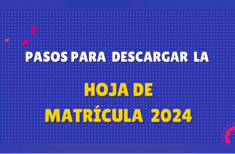 Descargar hoja de matrícula 