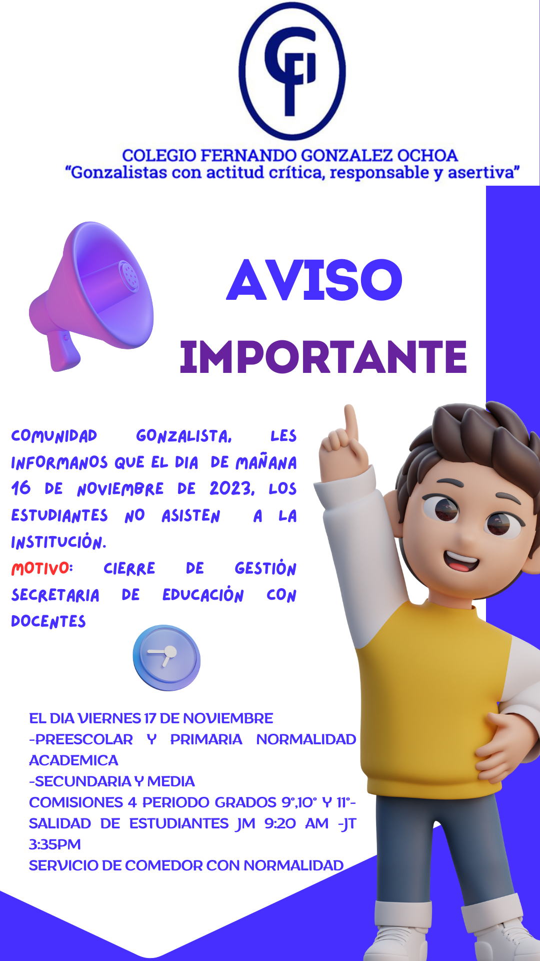 INFORMACION 16 DE NOVIEMBRE