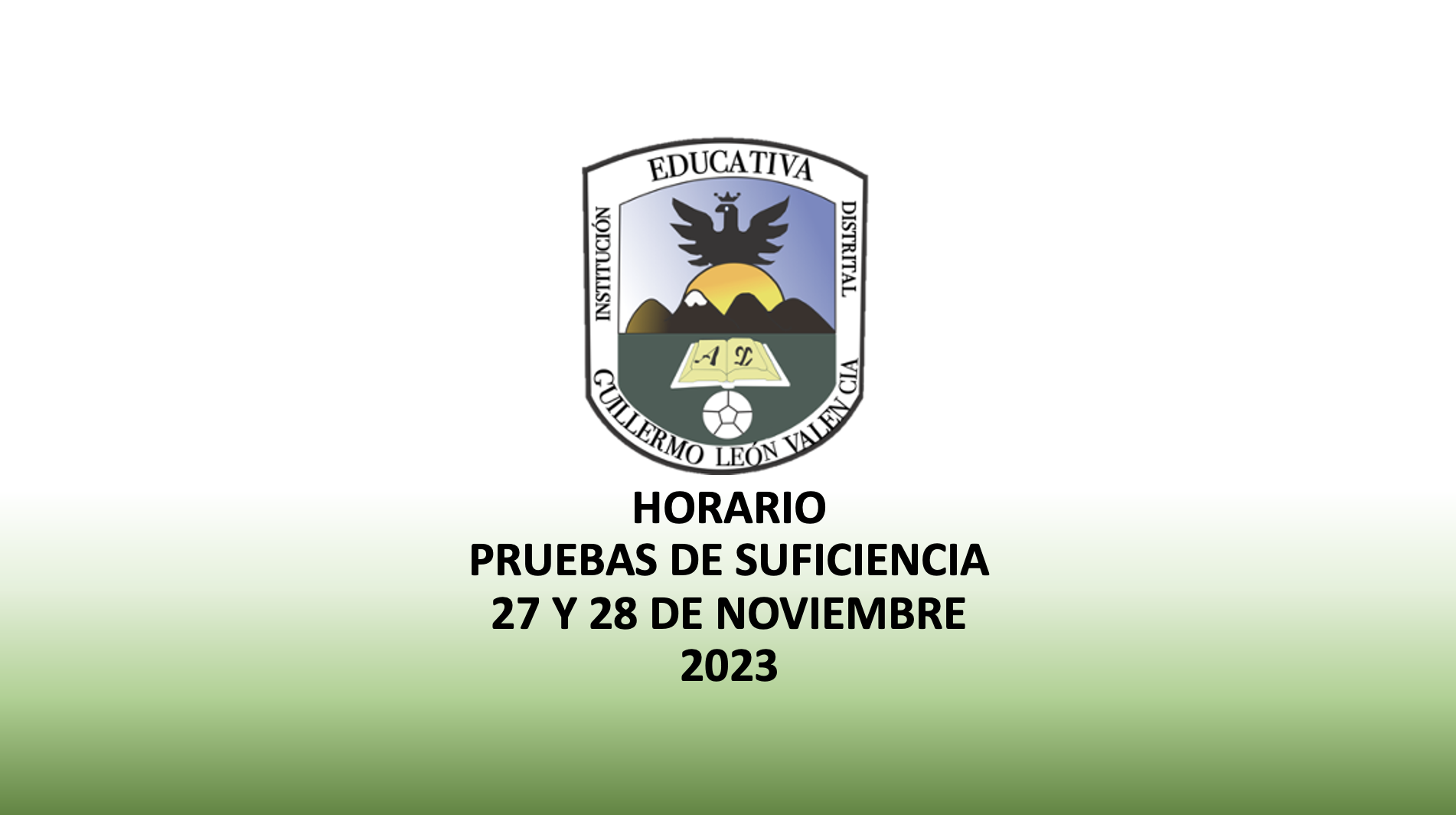 PRUEBAS SUFICIENCIA 2023