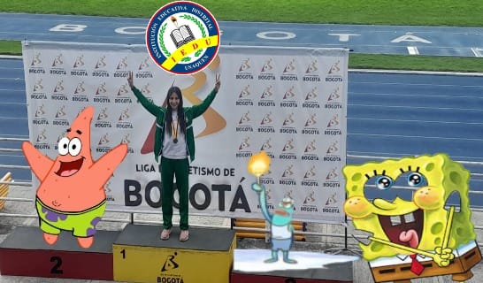 Felicitamos a nuestra estudiante Guadalupe Moreno del curso 502 JM. Campeona en pentatlon en pre-juvenil!!!!