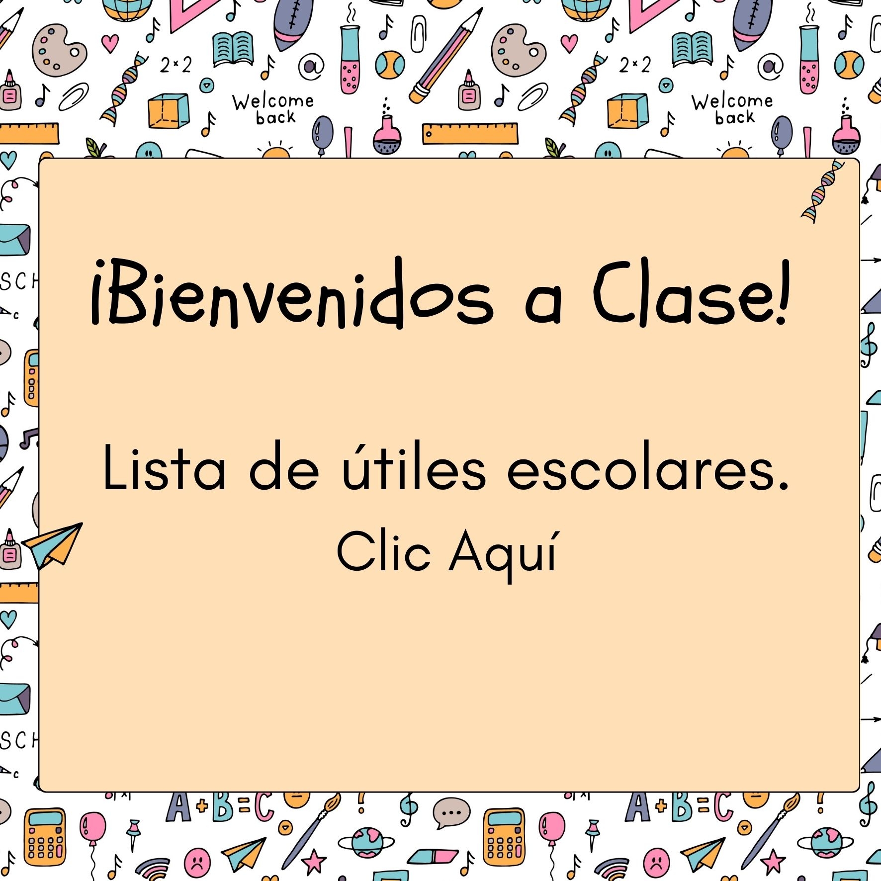 Lista de útiles escolares 2024