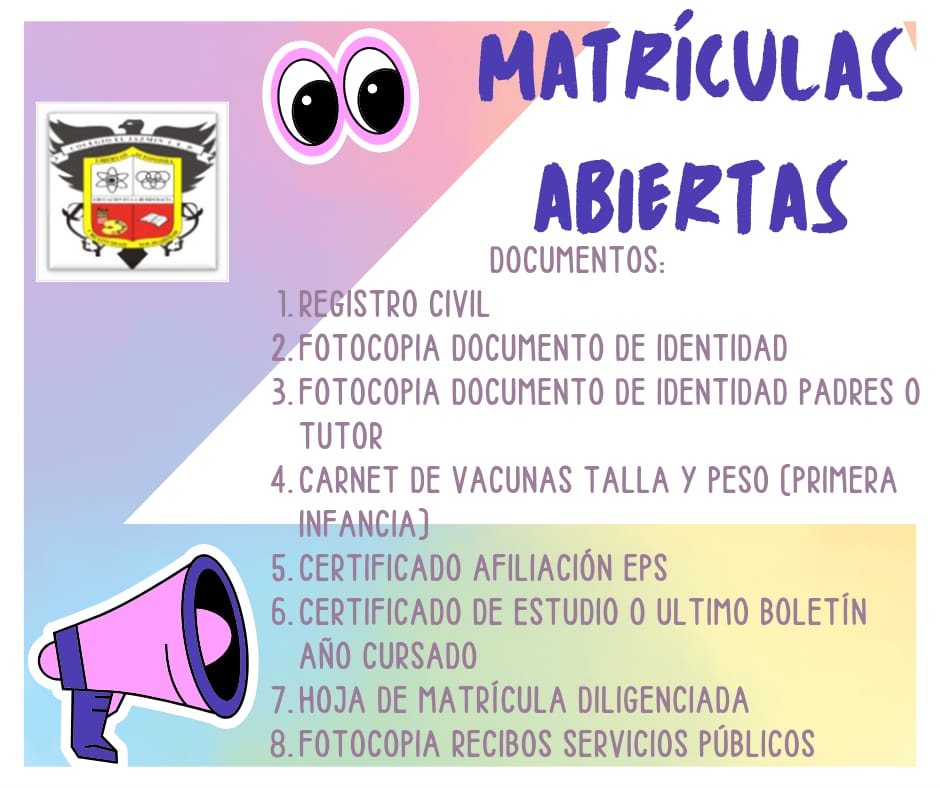 CUPOS PARA TODOS LOS CURSOS