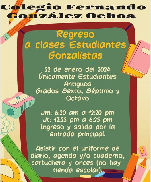 REGRESO A CLASE