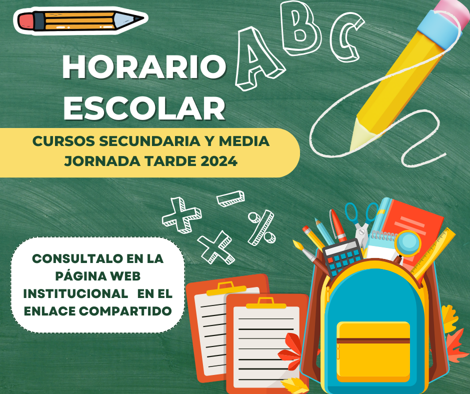 HORARIOS SECUNDARIA Y MEDIA JT 2024