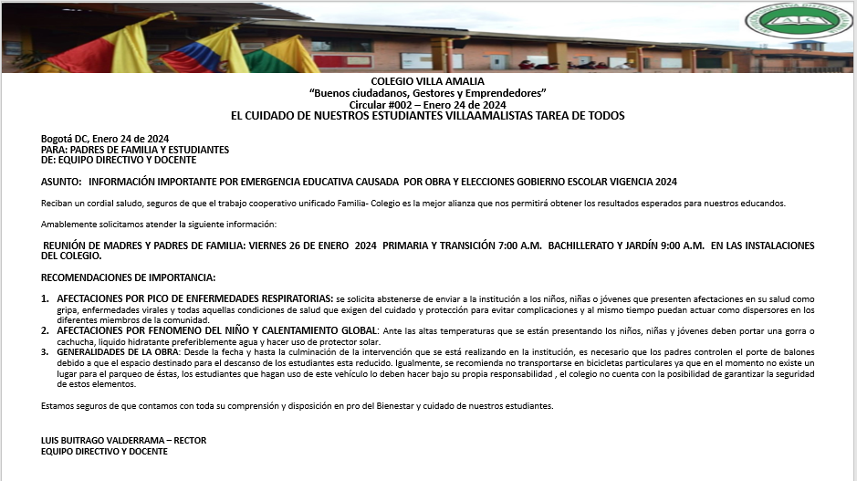 Circular 02 del 24 de Enero 2024