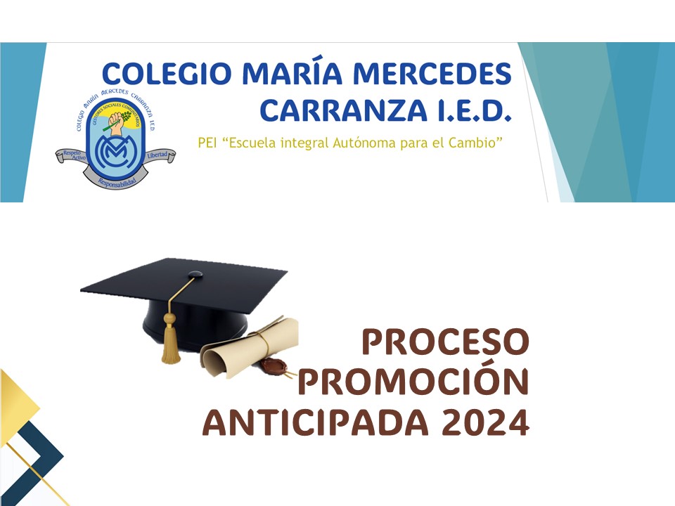 PROCESO PROMOCIÓN ANTICIPADA 2024