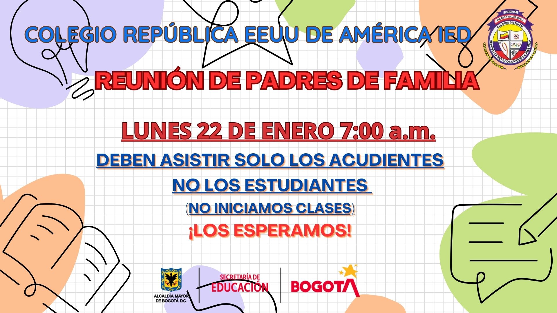 Primera reunión de padres de familia