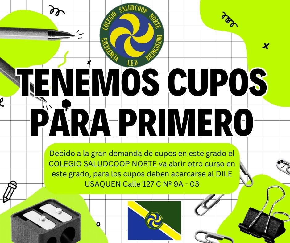 APERTURA CUPOS GRADO PRIMERO