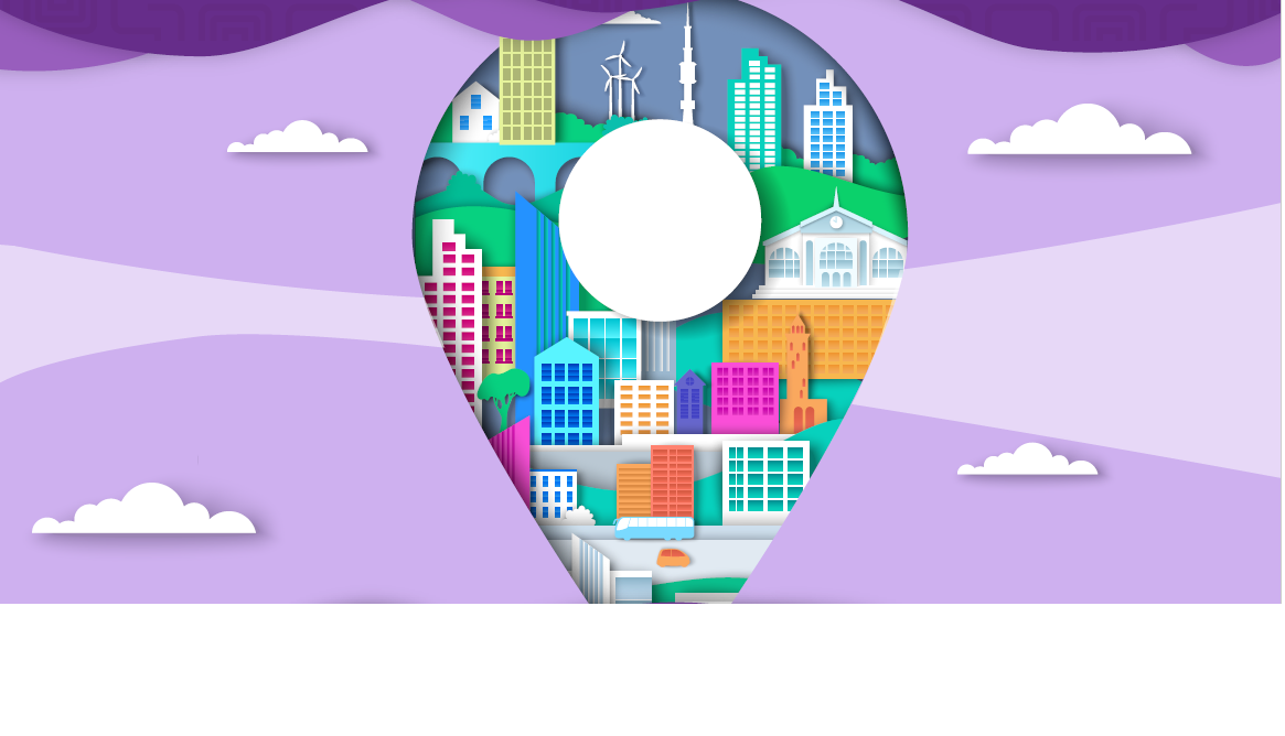 Mi ubicación en diferentes entornos