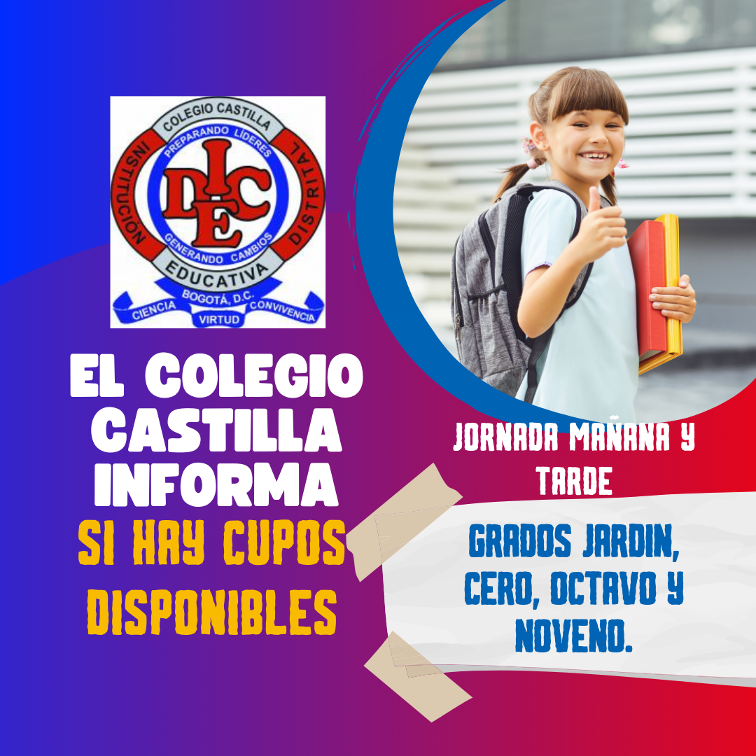 Si hay cupos disponibles 