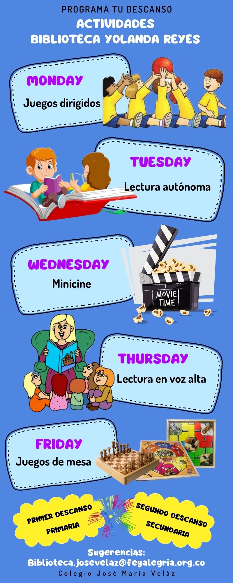 Agenda de actividades