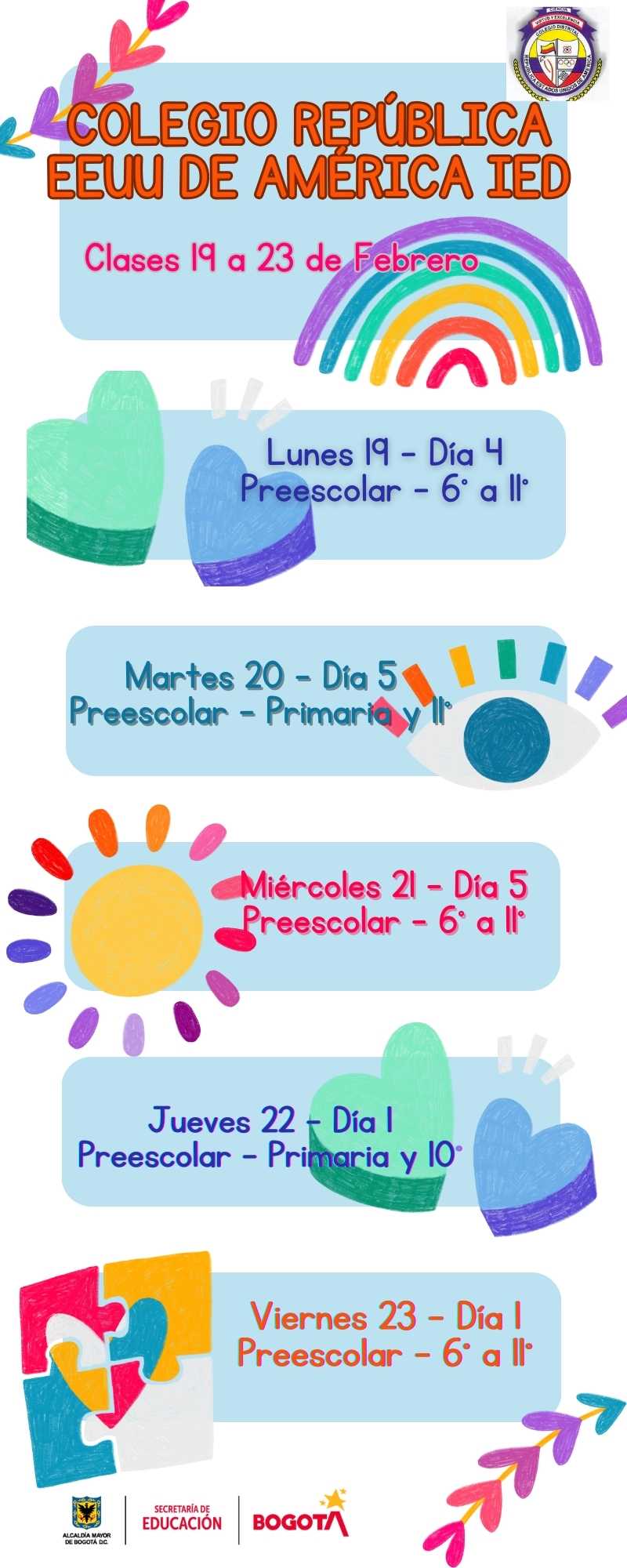 Semana 19 al 23 febrero