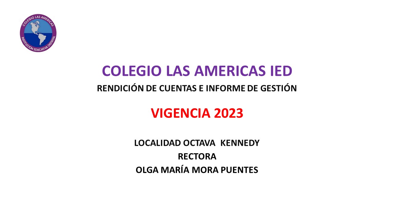 rendición de cuentas 2023