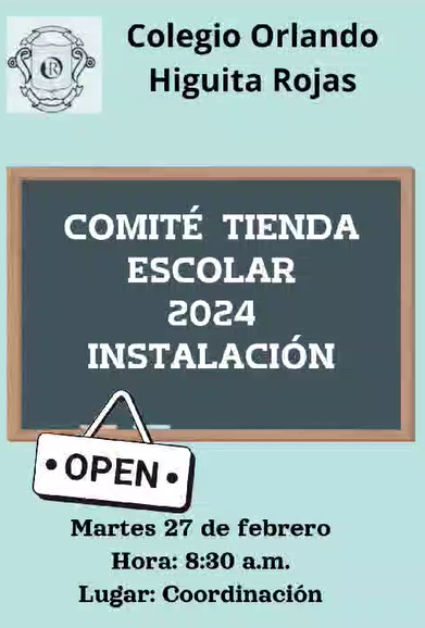 Instalación Comité Tienda Escolar Año 2024