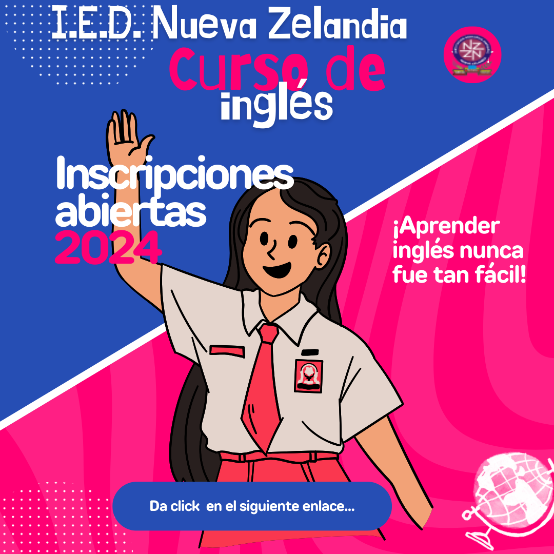 Inscripciones curso de ingles Nueva Zelandia I.E.D.