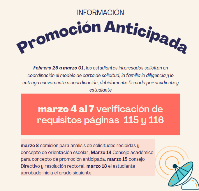Promoción Anticipada