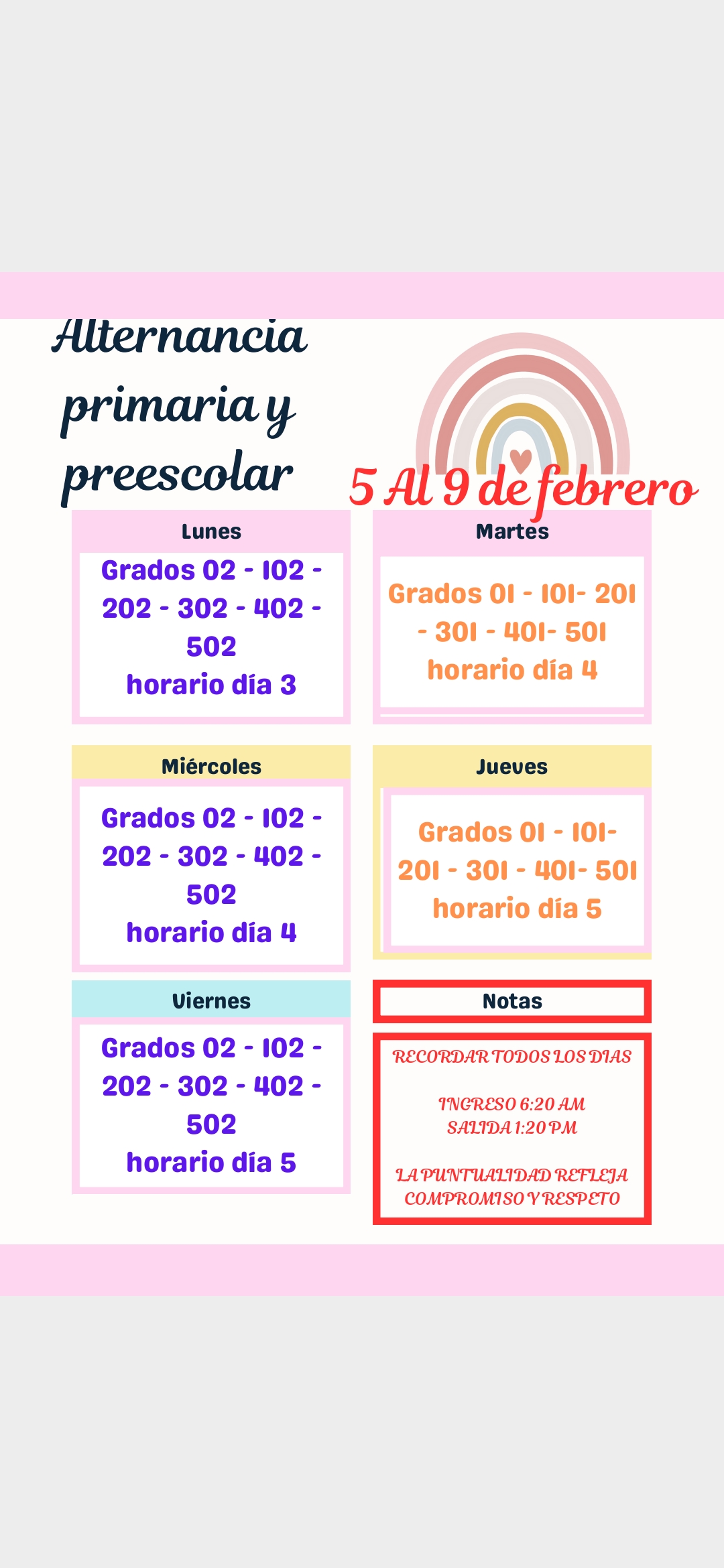 Horario 