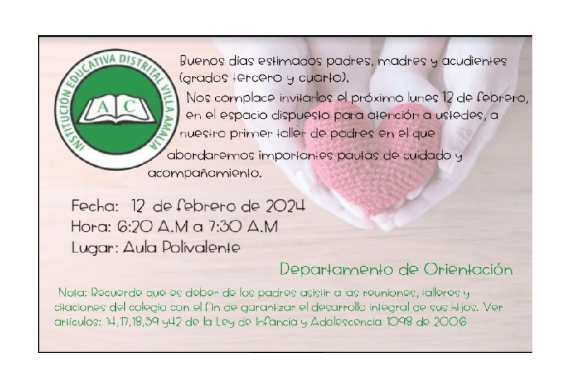 Taller de padres 3 y 4 