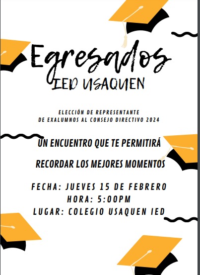 ELECCIÓN REPRESENTANTE EXALUMNO AL CONSEJO DIRECTIVO