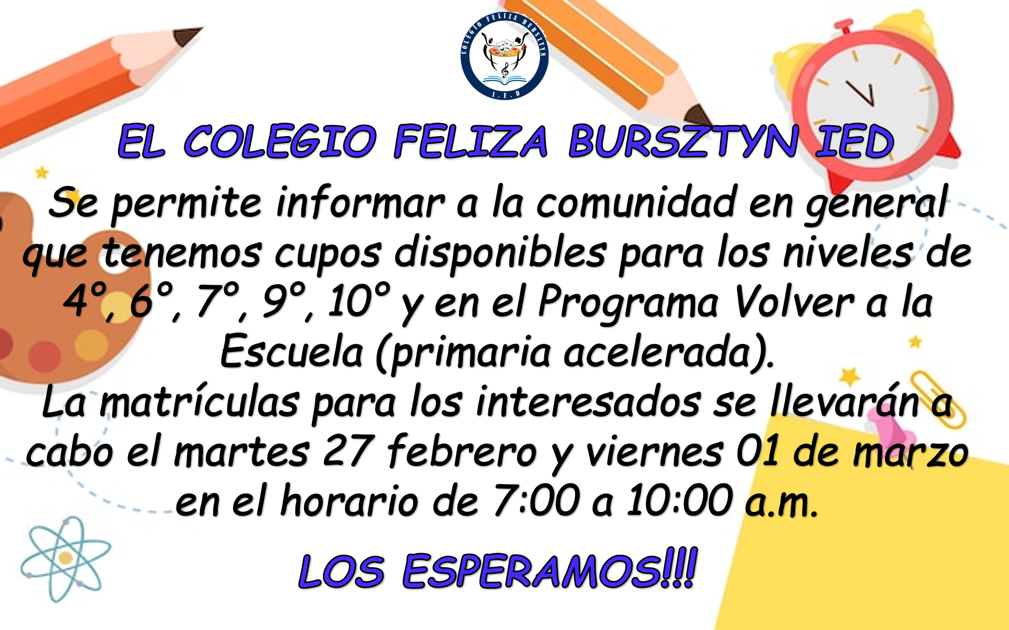 MATRÍCULAS EXTRAORDINARIAS