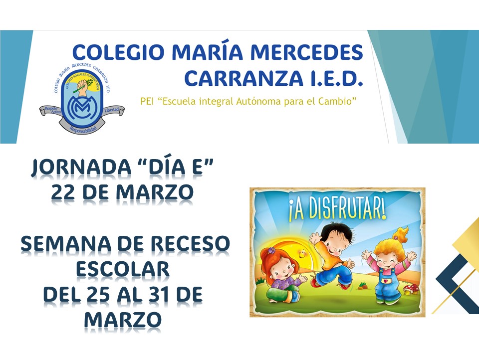 JORNADA “DÍA E” 22 DE MARZO   