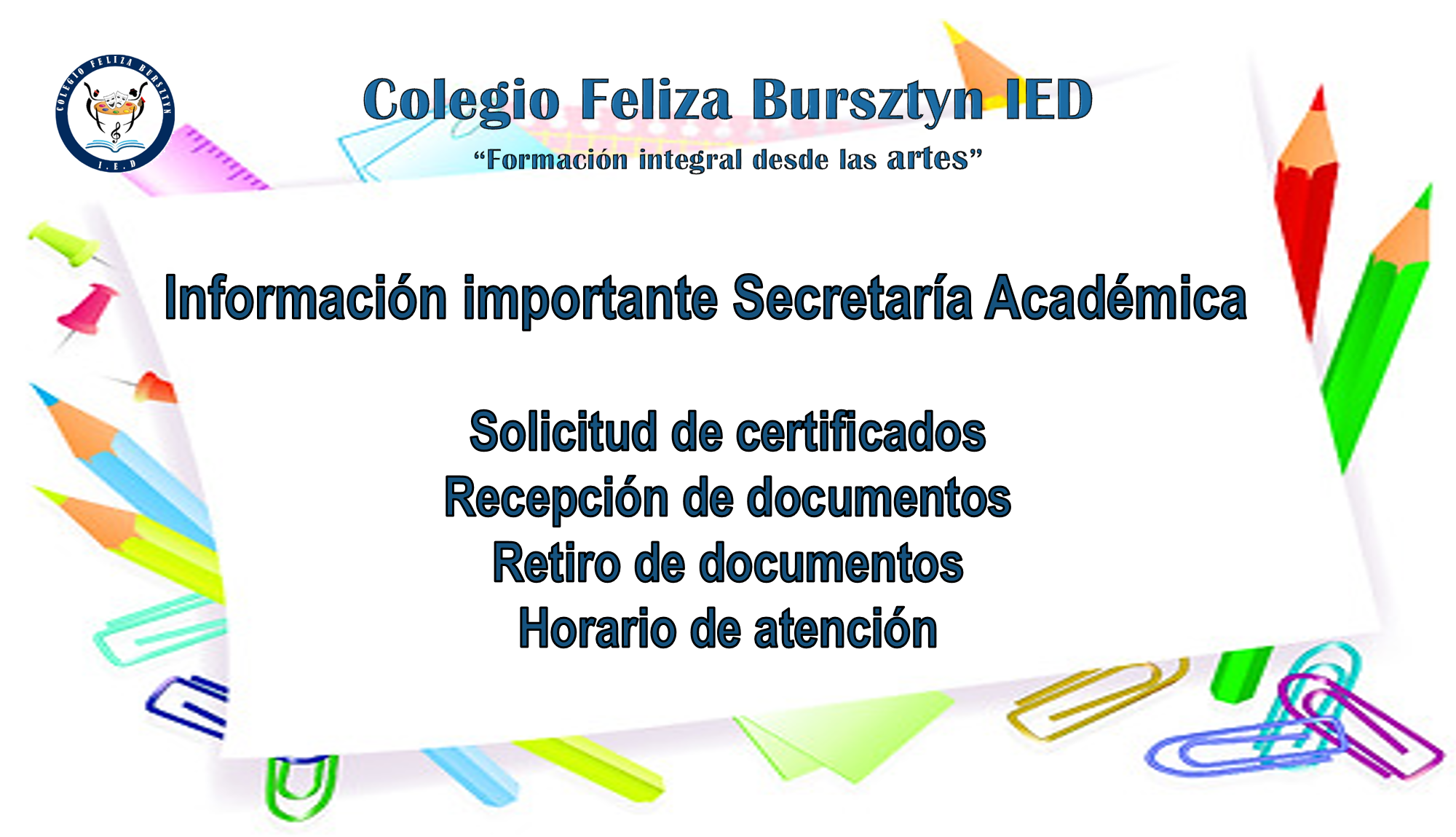 INFORMACIÓN SECRETARÍA ACADÉMICA