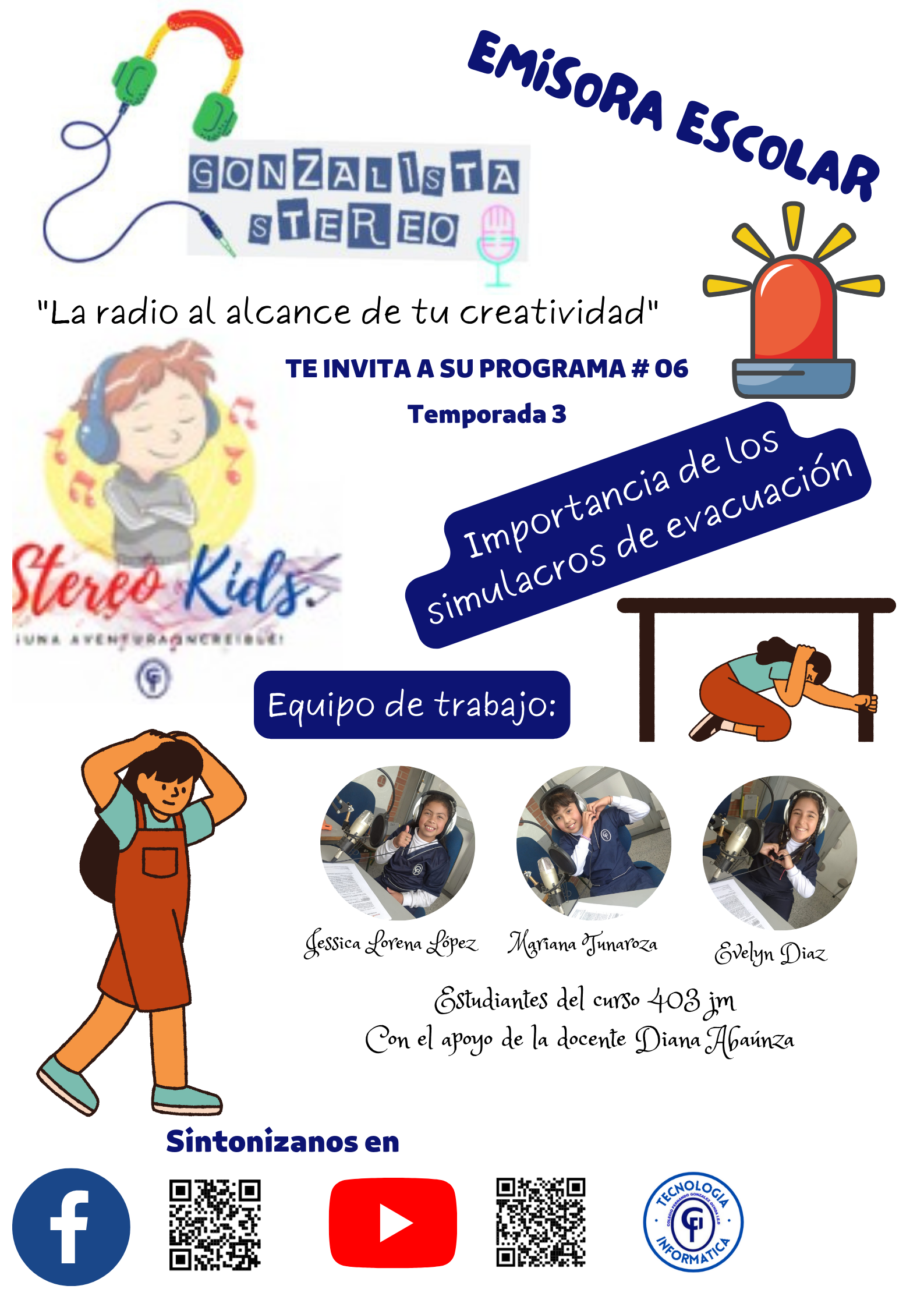 STEREO KIDS 6 TEMPORADA 3 IMPORTANCIA DE LOS SIMULACROS DE EVACUACIÓN