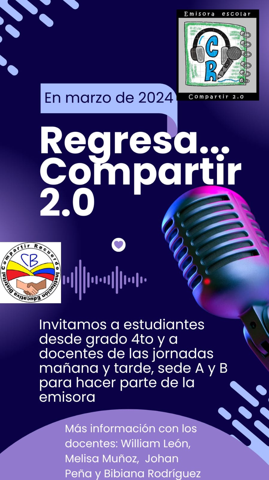 Afiche emisora escolar