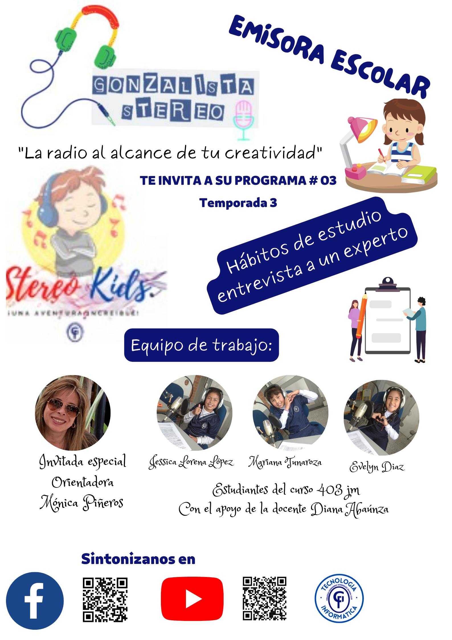 PROGRAMA 3 - STEREO KIDS - HÁBITOS DE ESTUDIO ENTREVISTA A UN EXPERTO