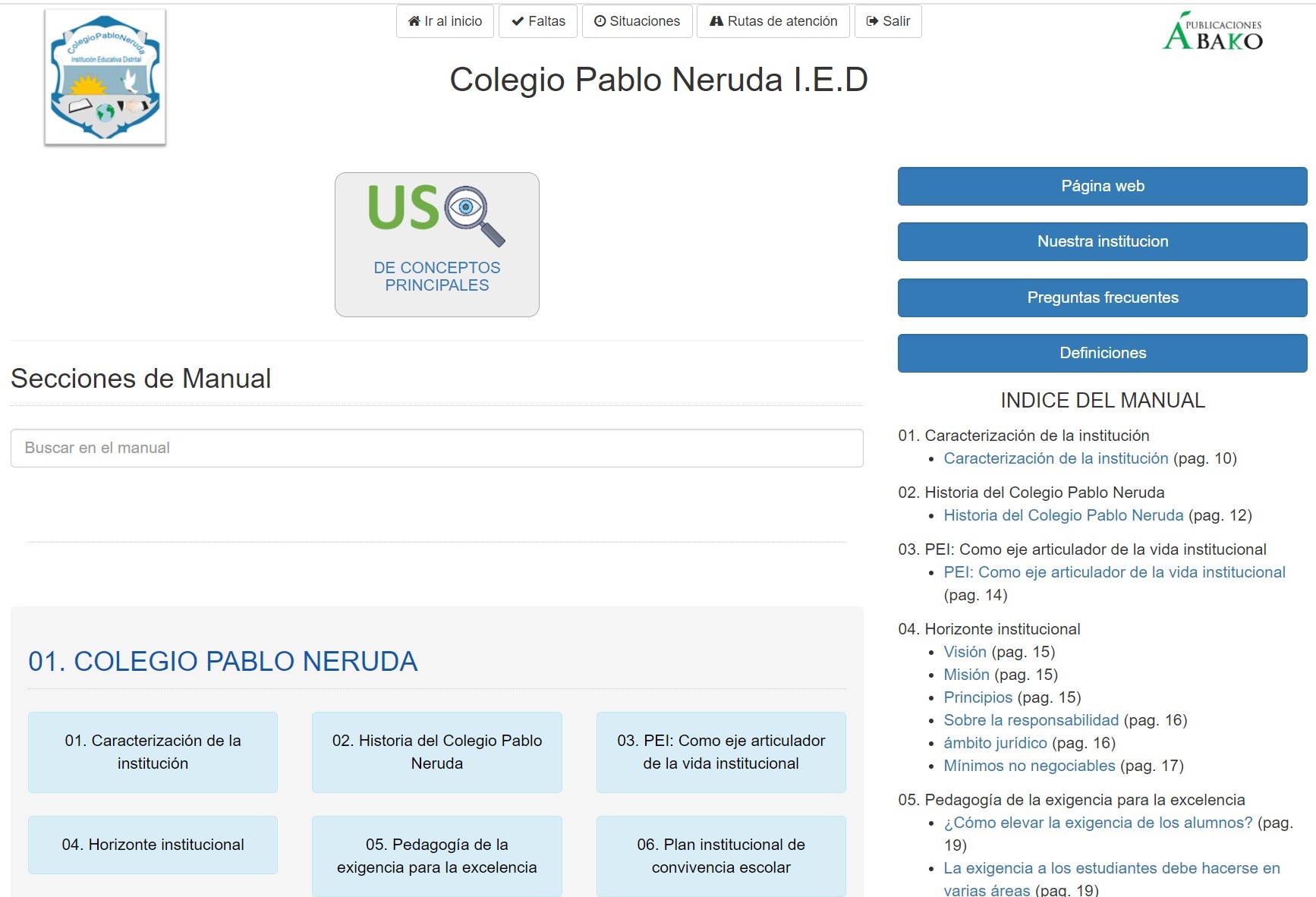 Manual De convivencia