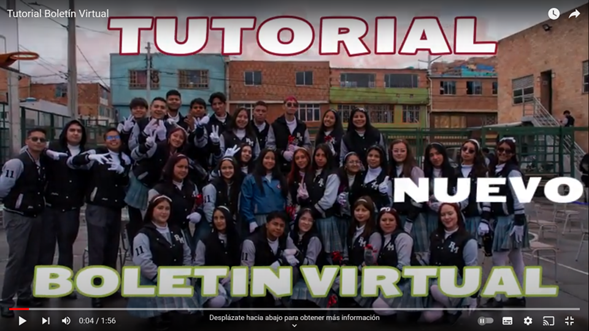 Paso a paso para descargar el boletín virtual