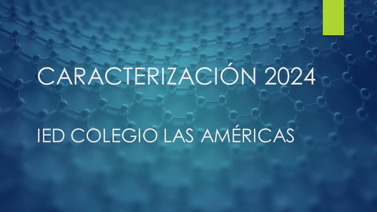 CARACTERIZACIÓN 2024