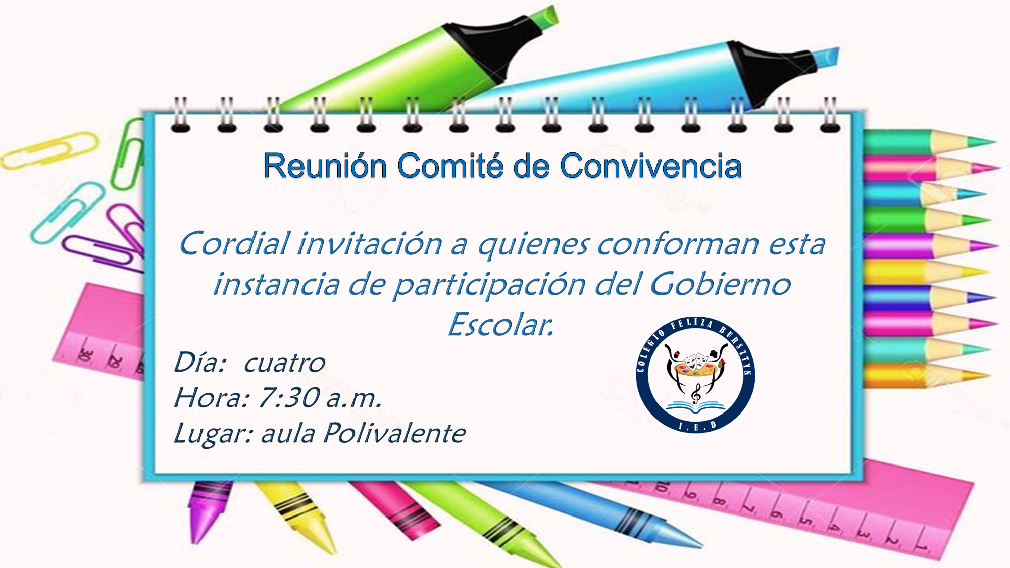 REUNION COMITÉ DE CONVIVENCIA