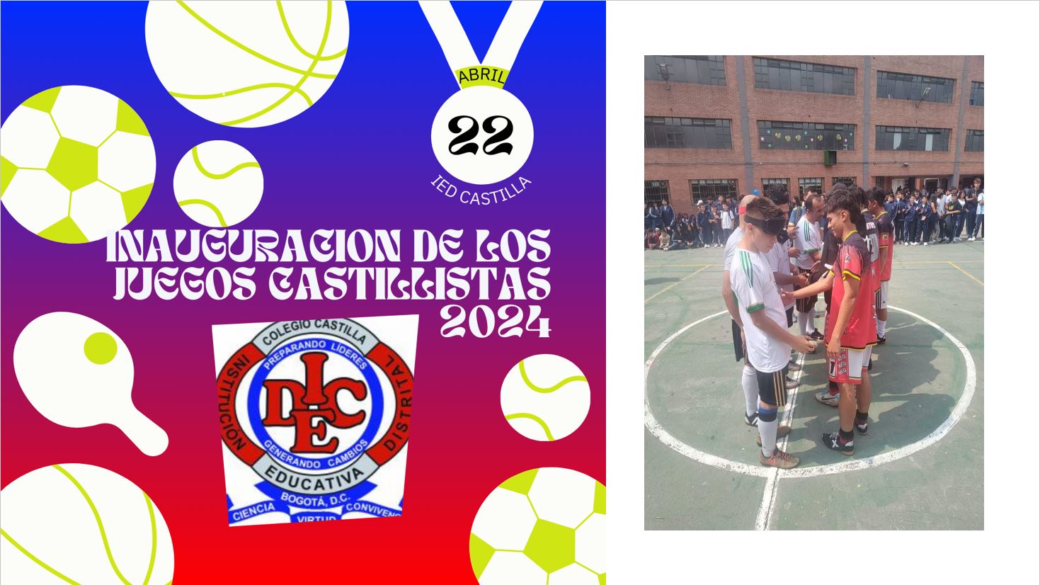 Inauguración de los juegos castillistas 2024