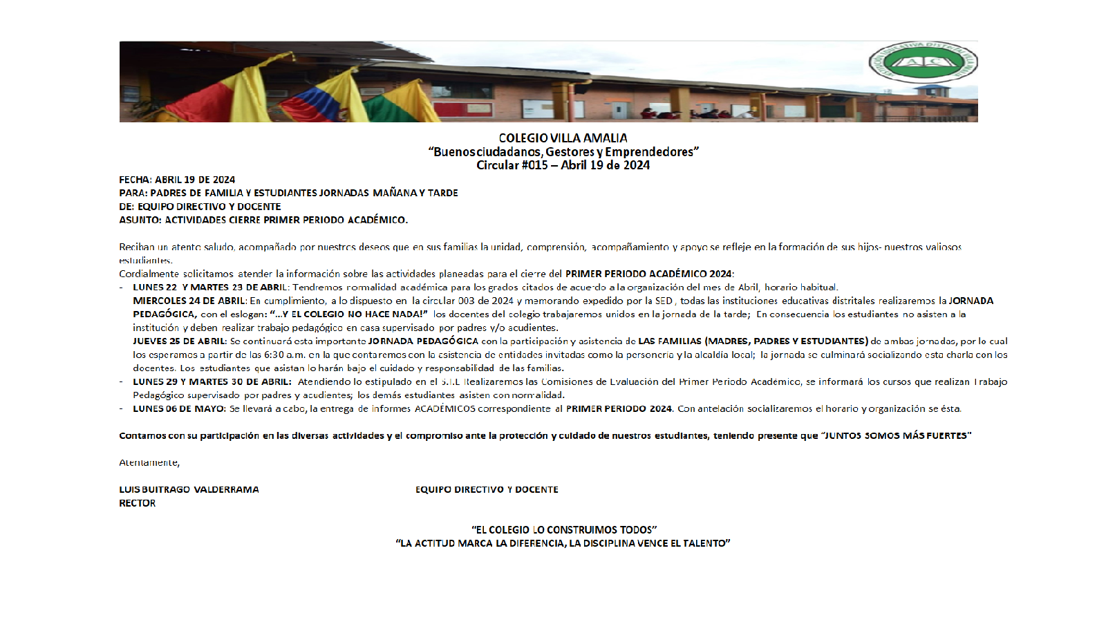 Circular Nº 15 2024