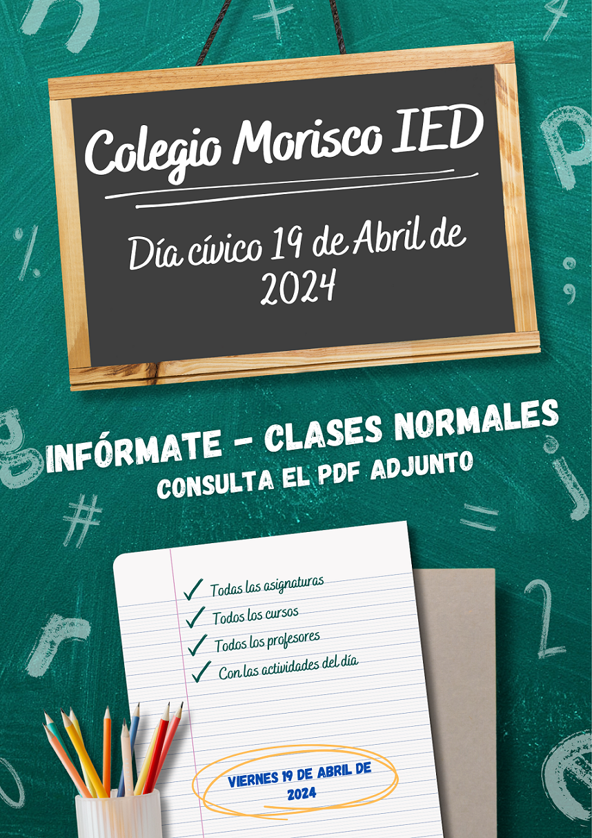 CLASES CON NORMALIDAD COLEGIO MORISCO (IED)