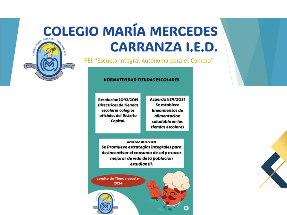 Normatividad tiendas escolares