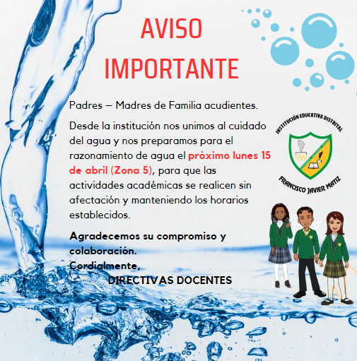 cuidado del agua y nos preparamos para el razonamiento