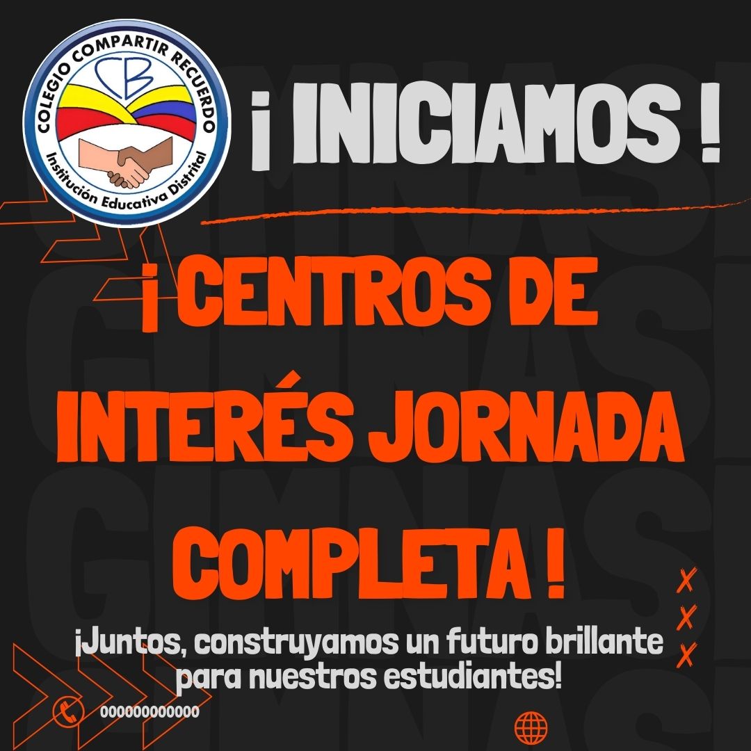 INICIAMOS CENTROS DE INTERÉS 2024 CORE