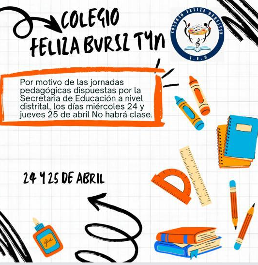 JORNADAS PEDAGÓGICAS 24 Y 25 DE ABRIL