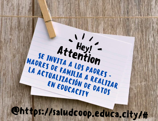 ACTUALIZACION DATOS EDUCACITY