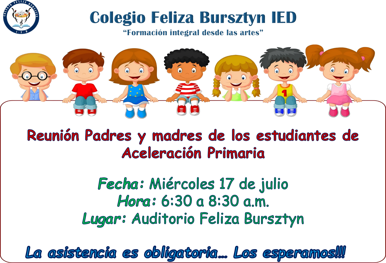 REUNIÓN EXTRAORDINARIA ACELERACIÓN PRIMARIA