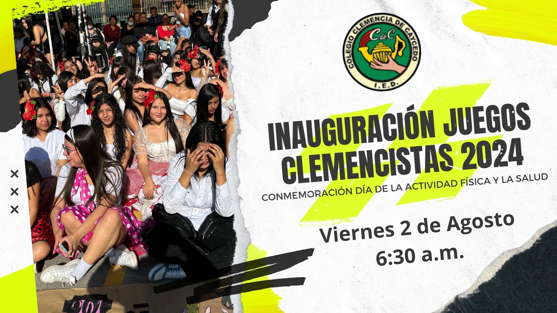 Inauguración juegos clemencistas 2024