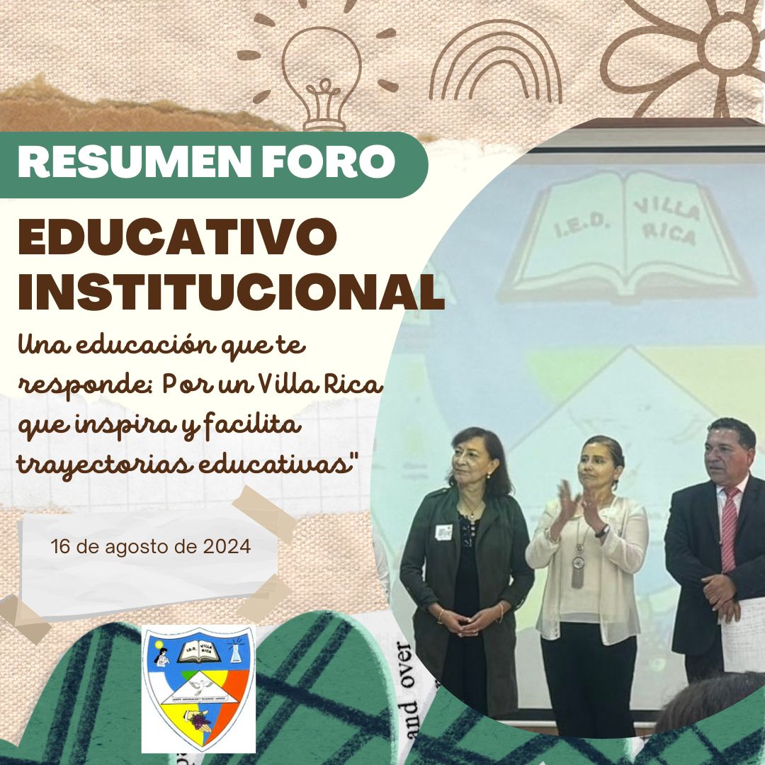 Imagen del resumen del foro institucional