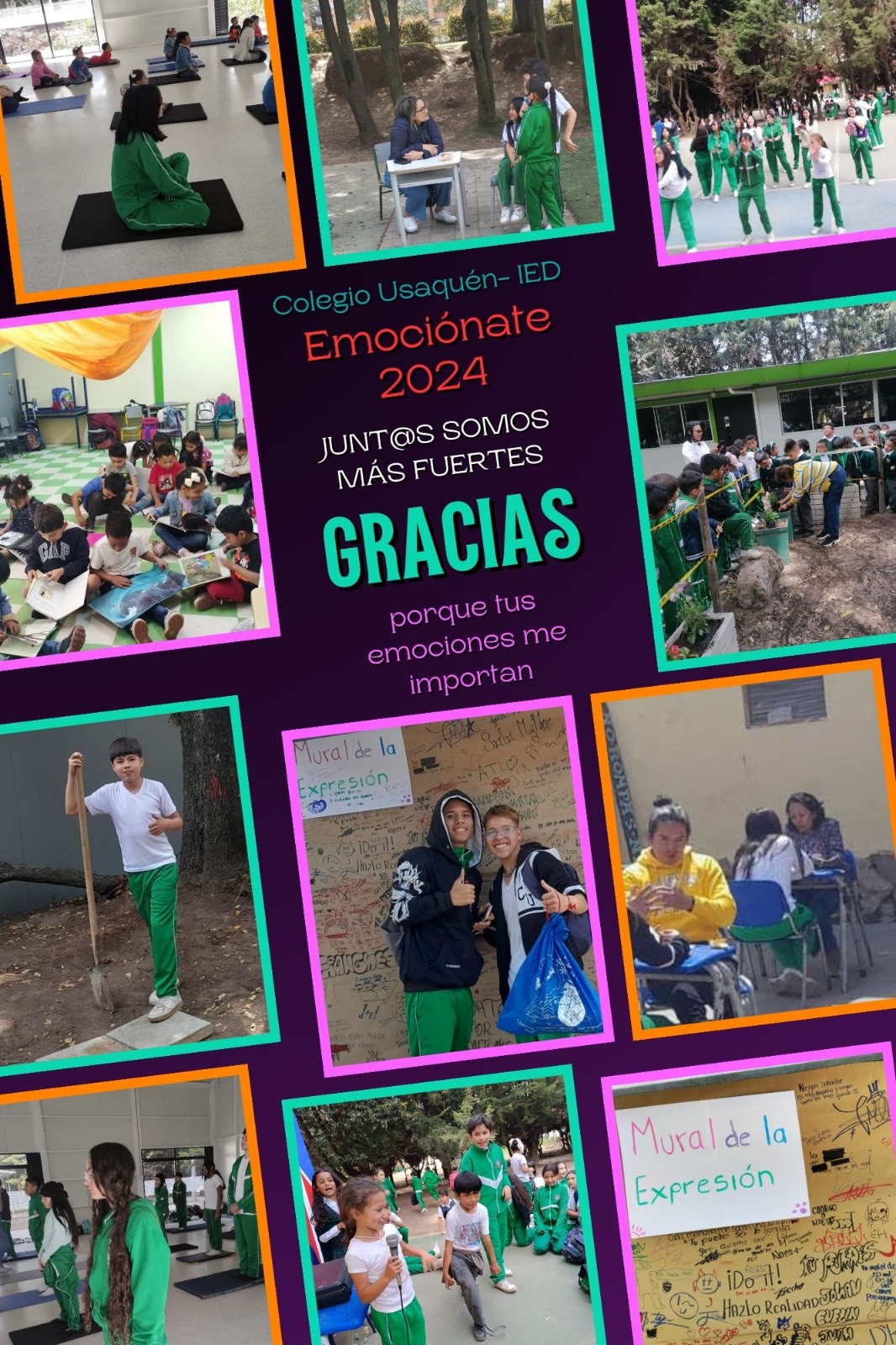 🤩🤩🤩El bienestar socio emocional se tomo nuestro colegio💗💗💗.