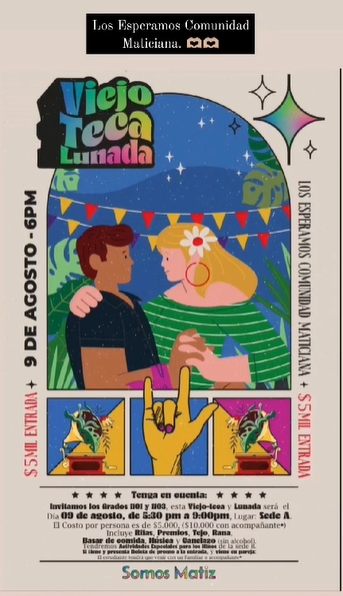 Viejoteca y Lunada, en celebración al día de la familia - Dia 09 de agosto