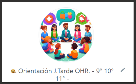 Canal de difusión Orientación OHR Jornada Tarde