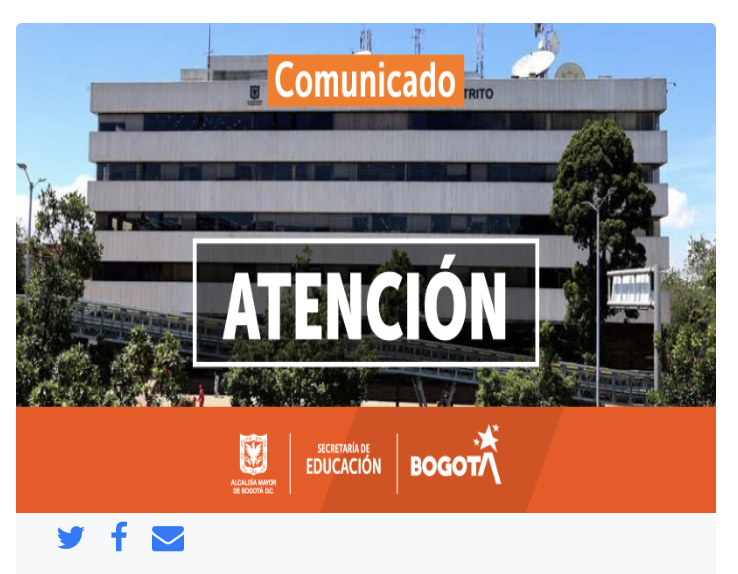 Se suspenden las jornadas tarde y noche en los colegios oficiales de Bogotá